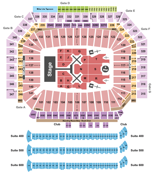 Ford Field Breezy Bowl Seating Chart